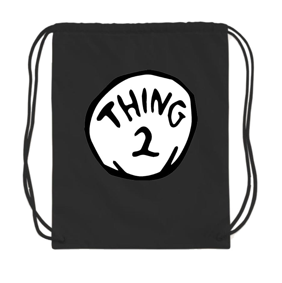 Dr. Suess Thing 2 Drawstring Bag