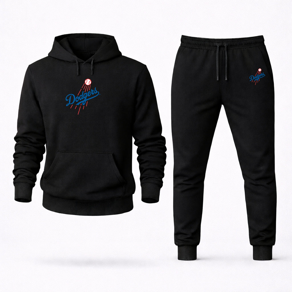Men's Los Angeles Dodgers Hoodie and Joggers Set