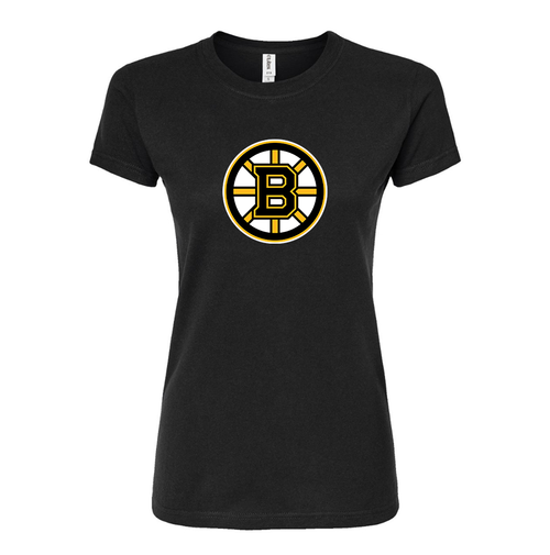 Women's  NHL Boston Bruins Round Neck T-Shirt