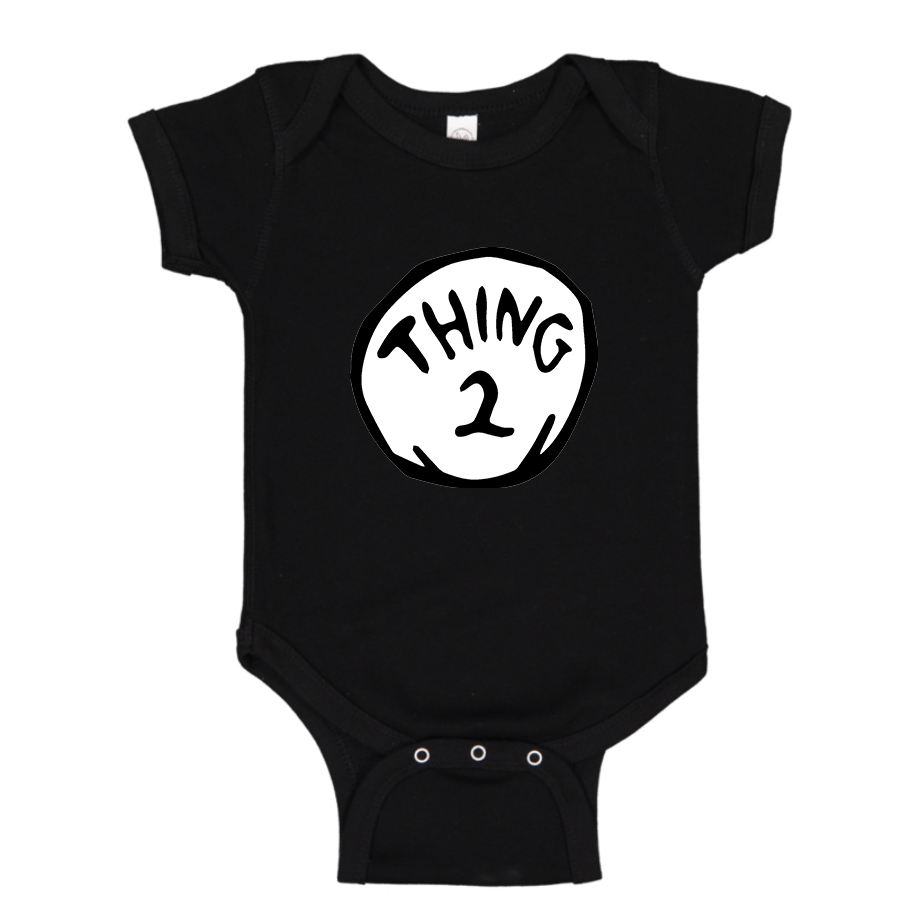 Dr. Suess Thing 2 Baby Romper Onesie