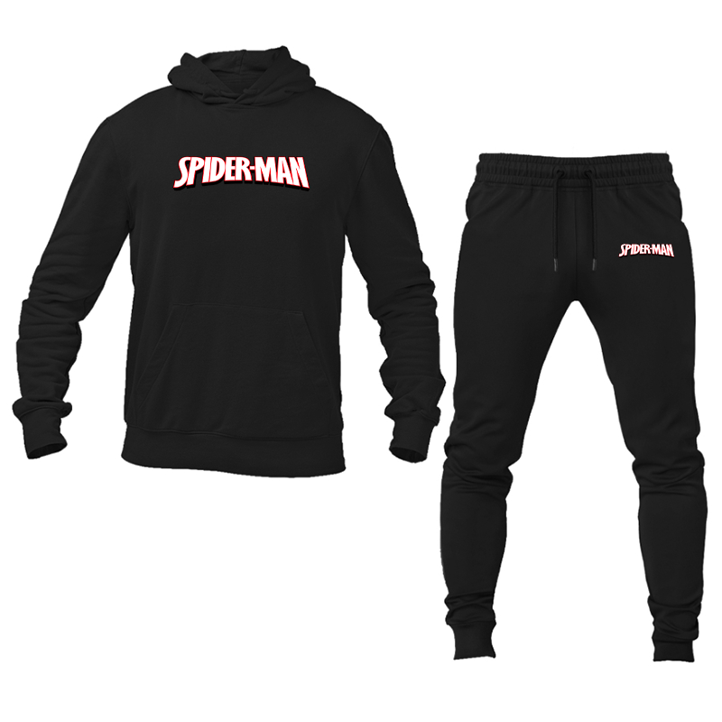 Men's Spider Man Hoodie and Joggers Set