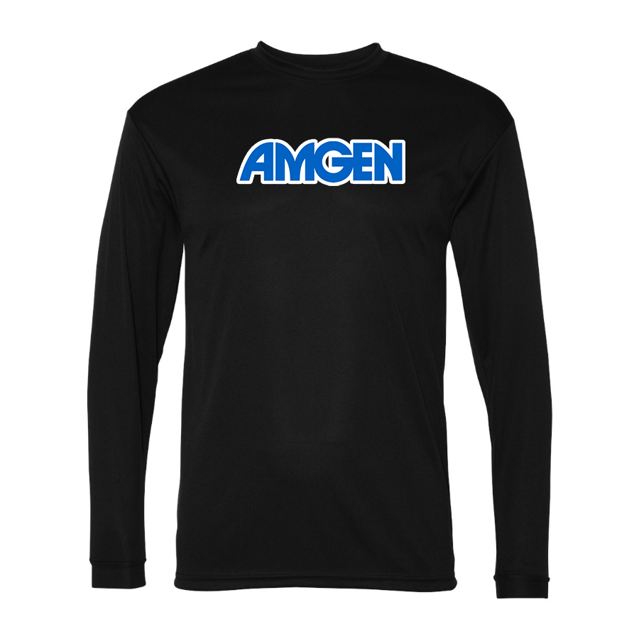 Men's Amgen Polyester Long Sleeve T-Shirt