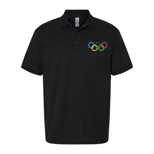 Men's Olympics Rings Dry Blend Polo