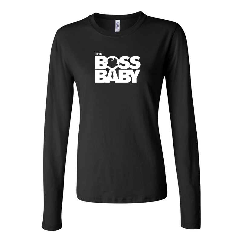 Women’s Boss Baby BELLA CANVAS Jersey Long Sleeve Tee