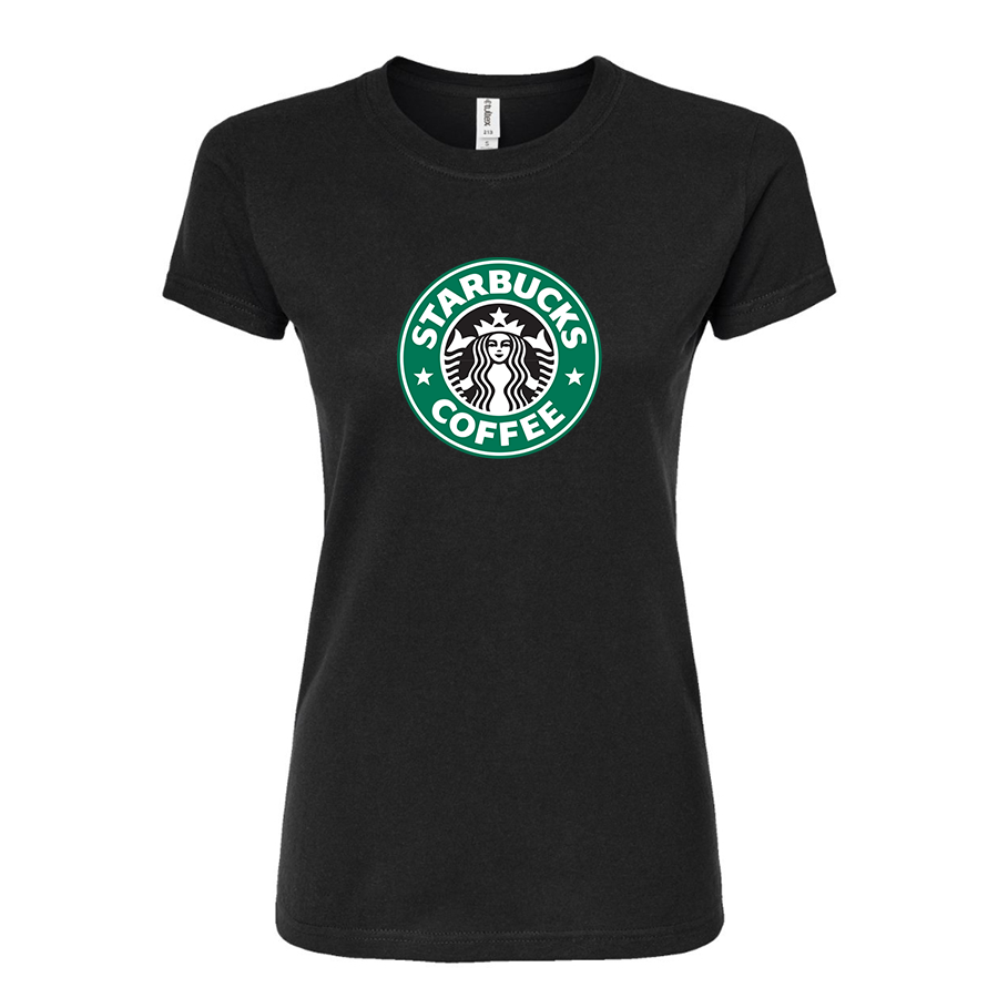 Women's Starbucks Coffee Round Neck T-Shirt