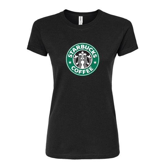 Women's Starbucks Coffee Round Neck T-Shirt