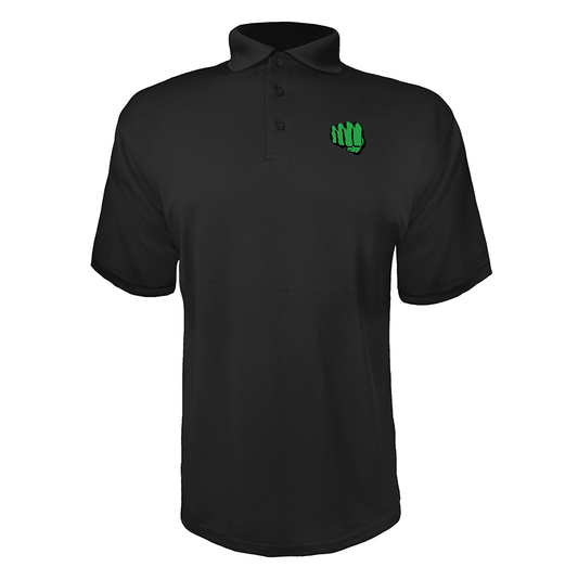 Men's Hulk Punch Polyester Polos