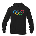 Men's Olympics Rings Pullover Hoodie