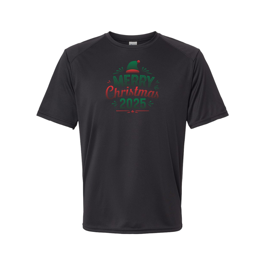 Youth's Merry Christmas 2025 Performance T-Shirt