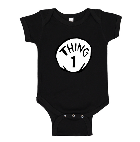 Dr. Suess Thing 1 Baby Romper Onesie