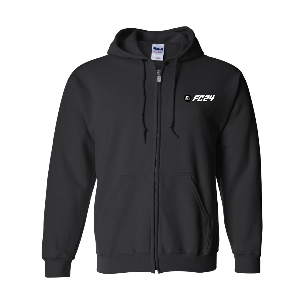 Men's EA Sports FC 24 Gildan Heavy Blend Full-Zip Hooded Sweatshirt