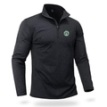 Men's  Starbucks Coffee  Quarter Zip Pullover Premium Fleece Lined Heather Long Sleeve Golf Shirts Midweight 1/4 Half Zip Sweatshirts