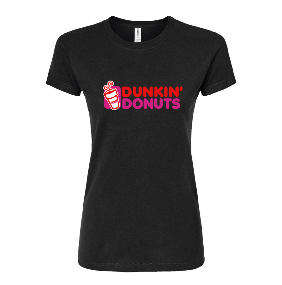 Women's Dunkin Donuts  Round Neck T-Shirt