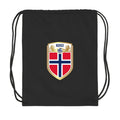 Norway Soccer Drawstring Bag