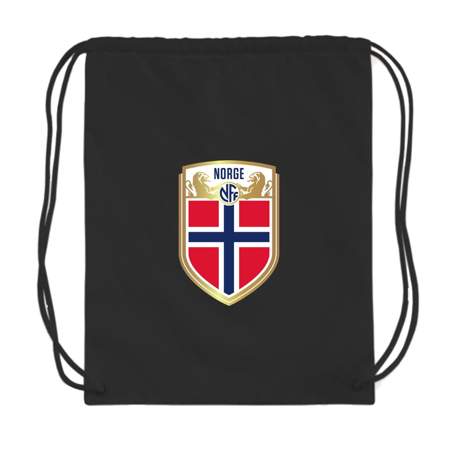 Norway Soccer Drawstring Bag