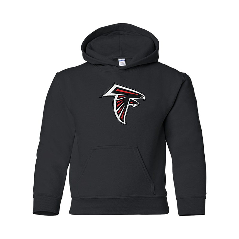 Youth's Atlanta Falcons Embroidered  Gildan Heavy Blend Hooded Sweatshirt