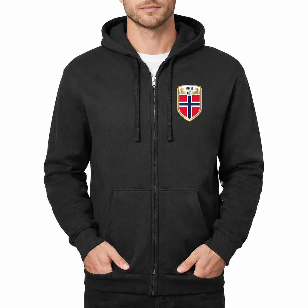 Men's Norway Soccer Zipper Hoodie