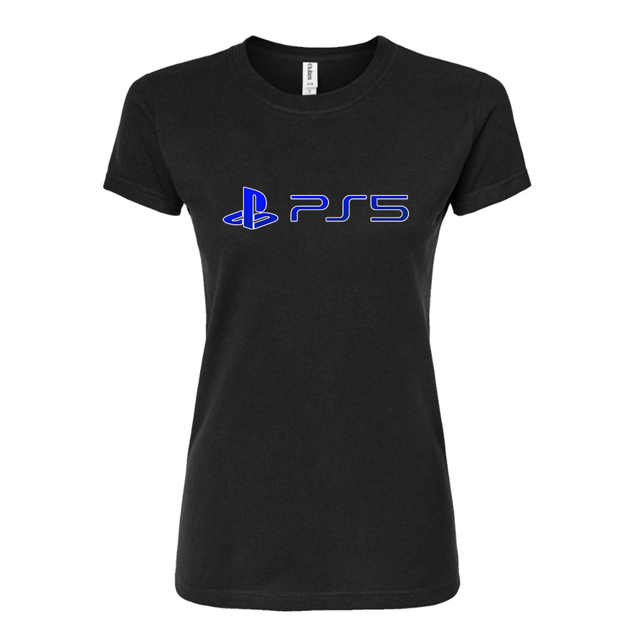 Women's Play Station PS5 Round Neck T-Shirt