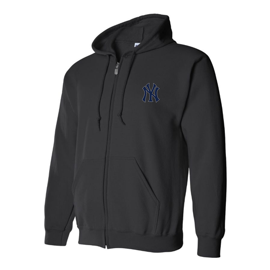 Men's New York NY Yankees Baseball Zipper Hoodie