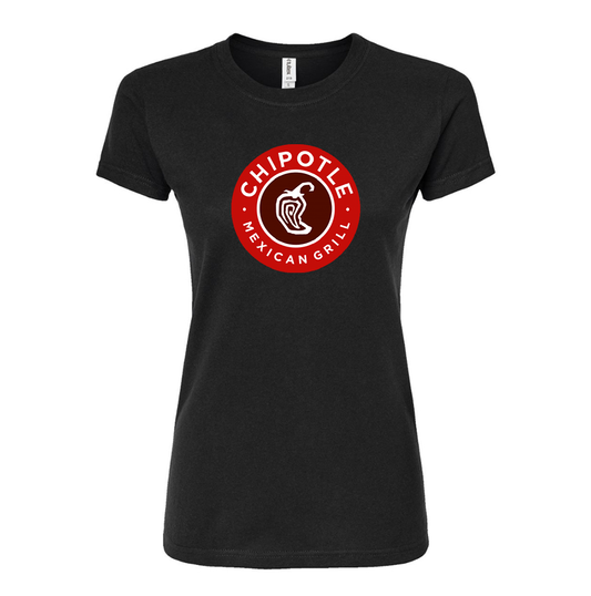 Women's Chipotle Mexican Grill Round Neck T-Shirt