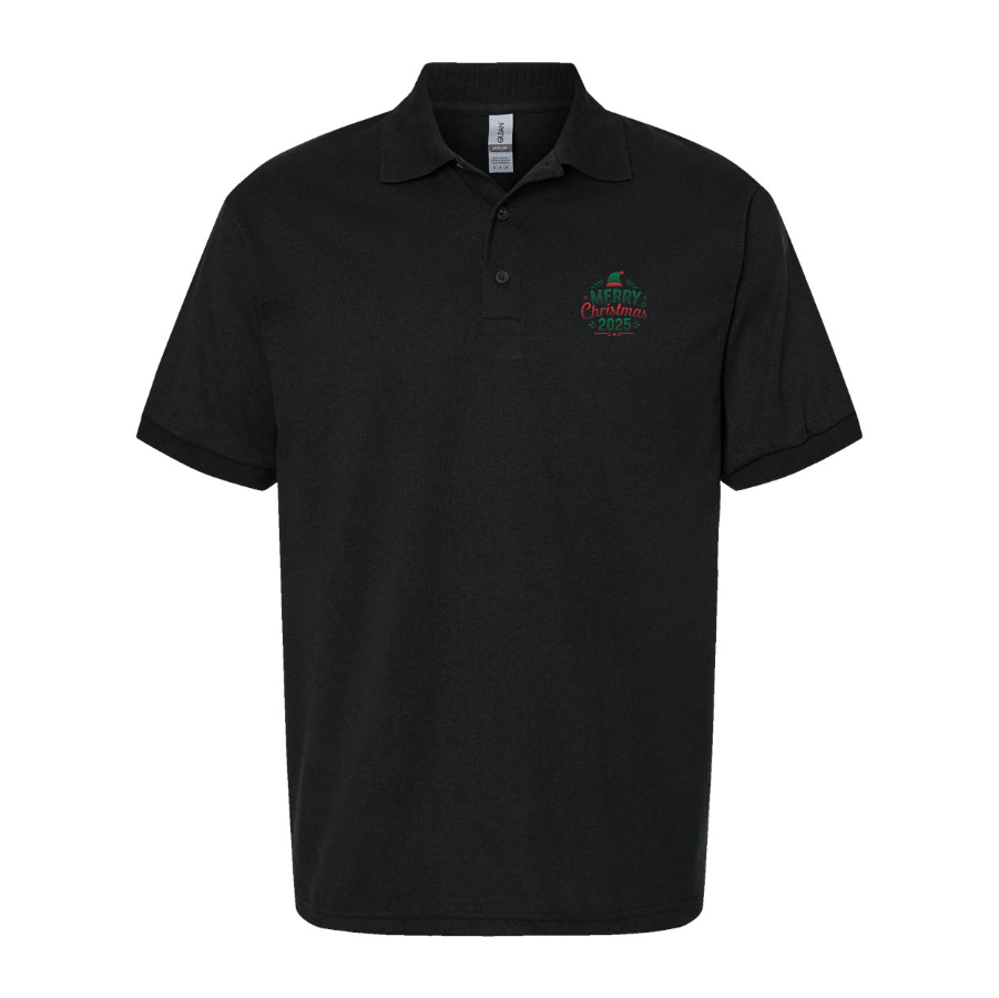 Men's Merry Christmas 2025 Dry Blend Polo