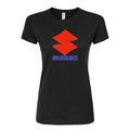 Women's Suzuki Bike Motorcycle Round Neck T-Shirt