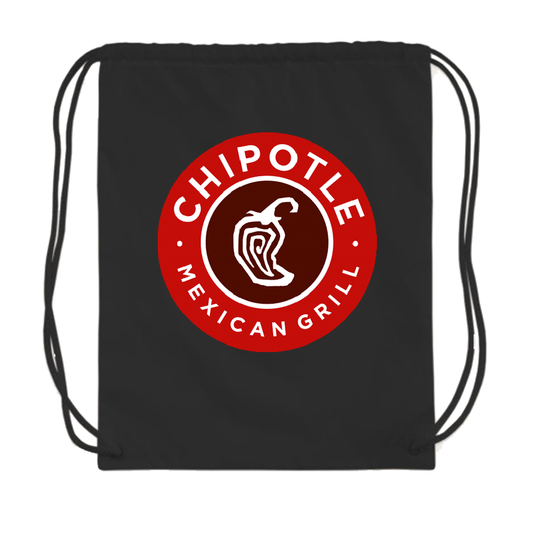 Chipotle Mexican Grill Drawstring Bag