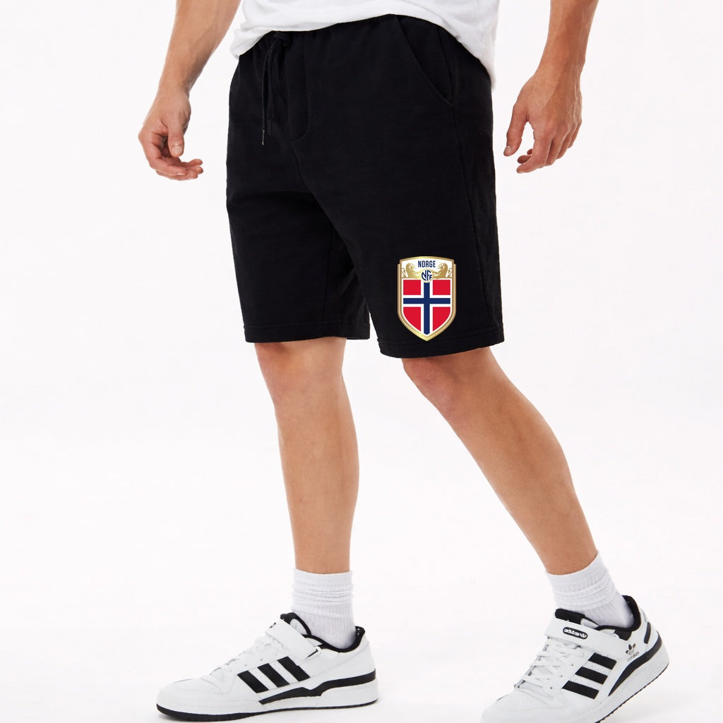 Men's Norway Soccer Fleece Cotton Shorts