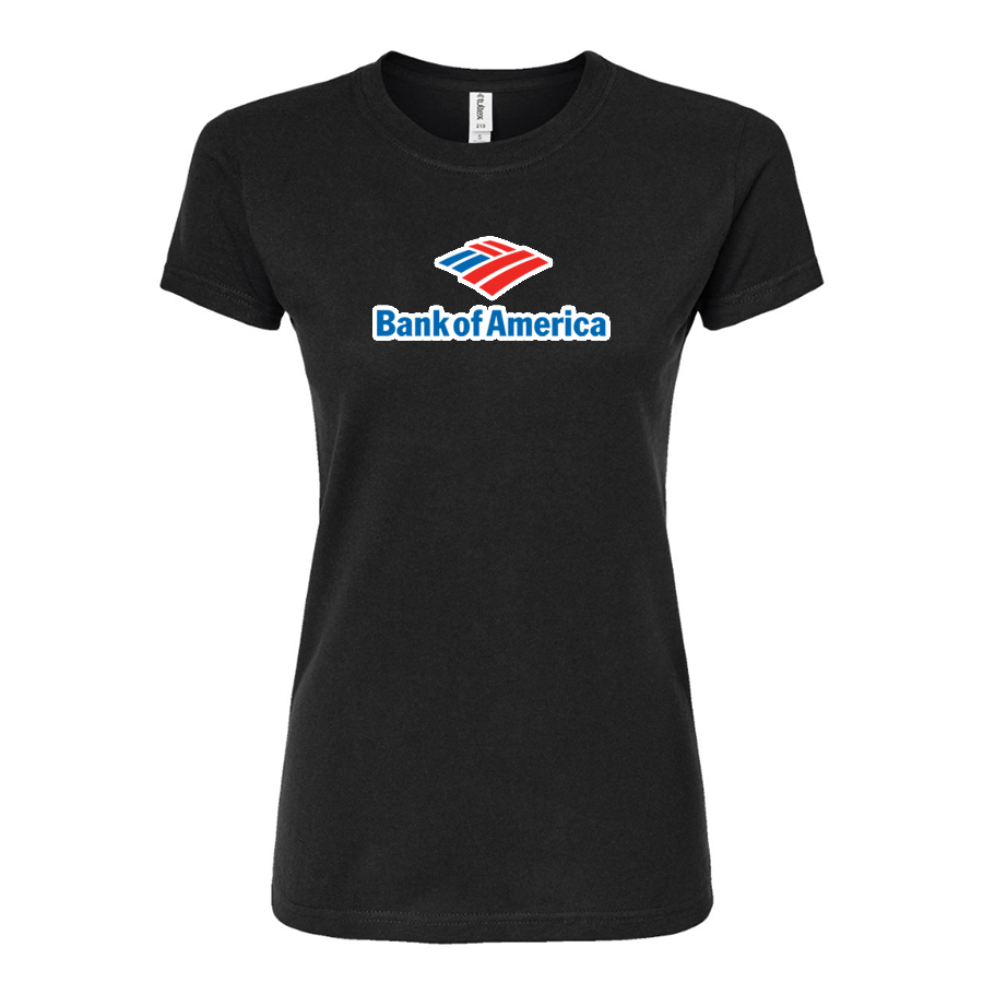 Women's Bank Of America Round Neck T-Shirt