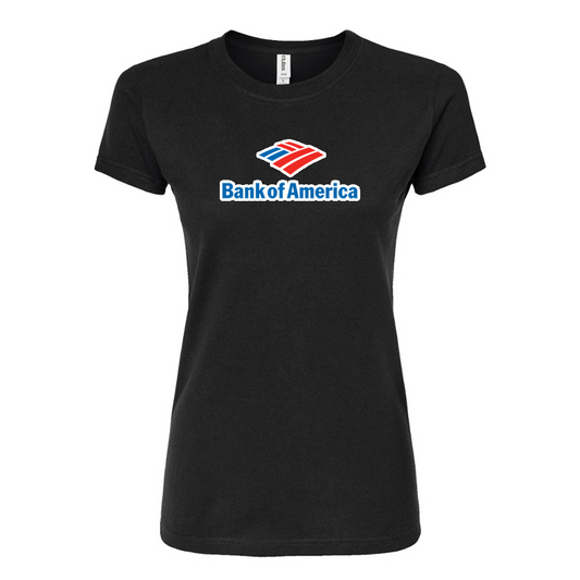 Women's Bank Of America Round Neck T-Shirt