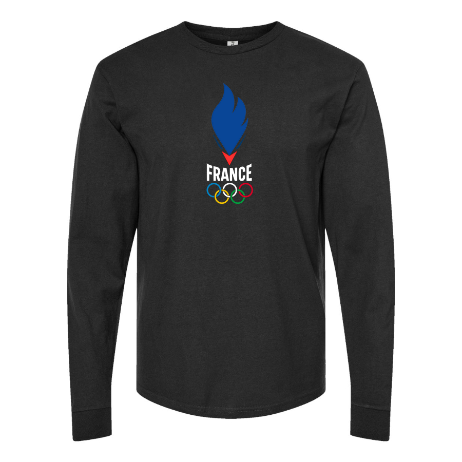 Youth France Olympia 2024 Long sleeves T-Shirt