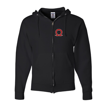 Men's God Of War JERZEES NuBlend Full Zip Hooded Sweatshirt