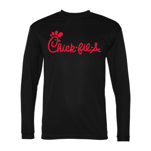 Men's Chick fil A Polyester Long Sleeve T Shirt – Tee