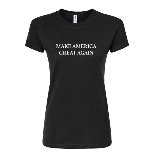 Women's Make America Great Again  Round Neck T-Shirt