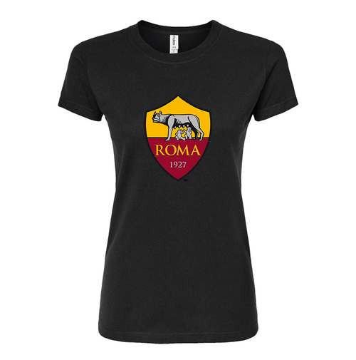 Women's AS Roma Round Neck T Shirt – Tee