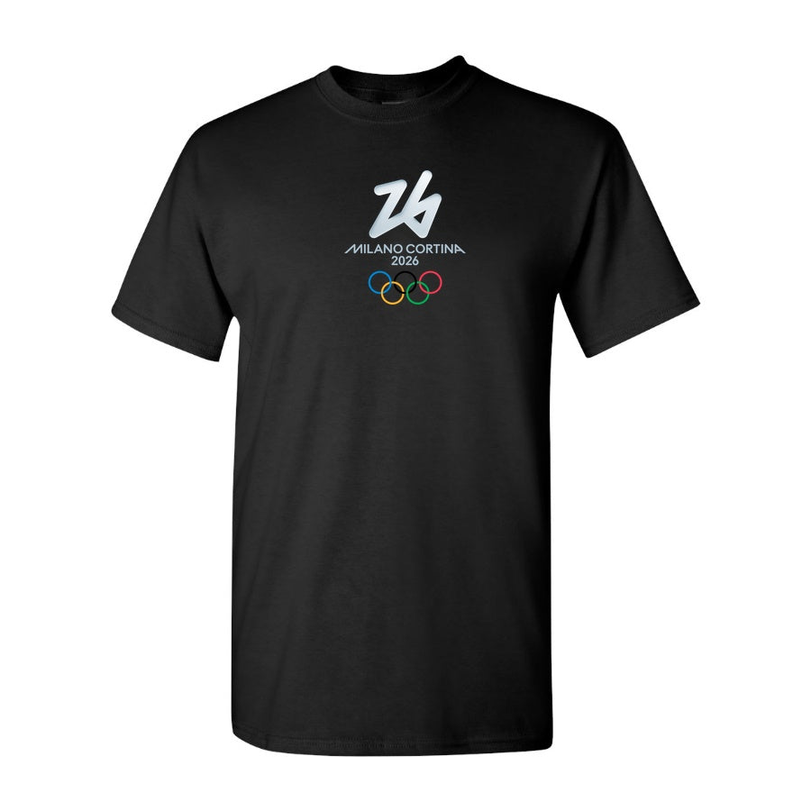Men's Winter Olympics Milano Cortina 2026 Cotton T-shirt