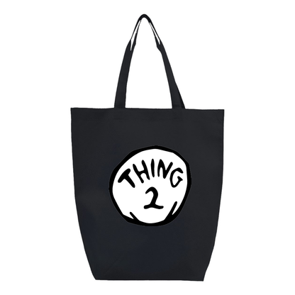 Dr. Suess Thing 2 Q-Tees Non-Woven Gusset Bottom Tote