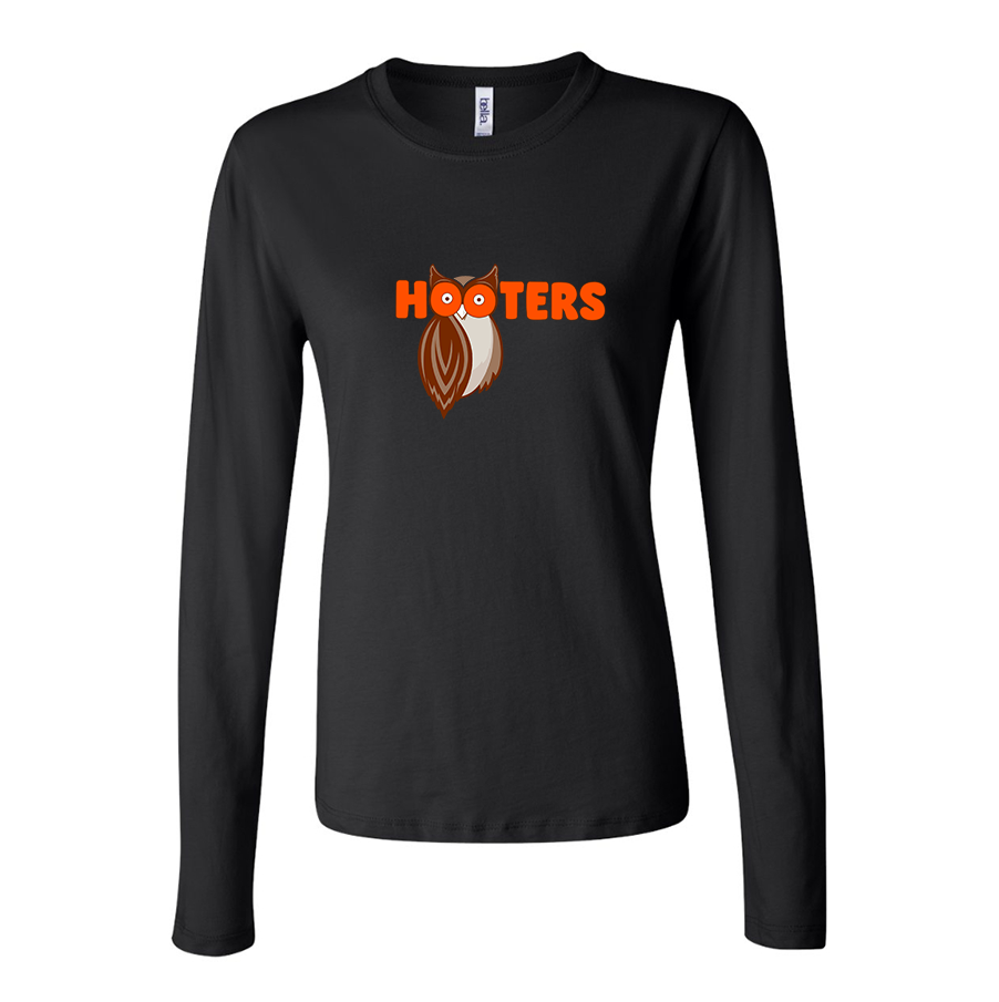Women's Hooters Long Sleeve T Shirt – Tee