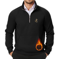 Men's Jimmy Choo JMIERR Quarter Zip Pullover Heavy Sweatshirts Warm Fleece Sweatshirt Polo
