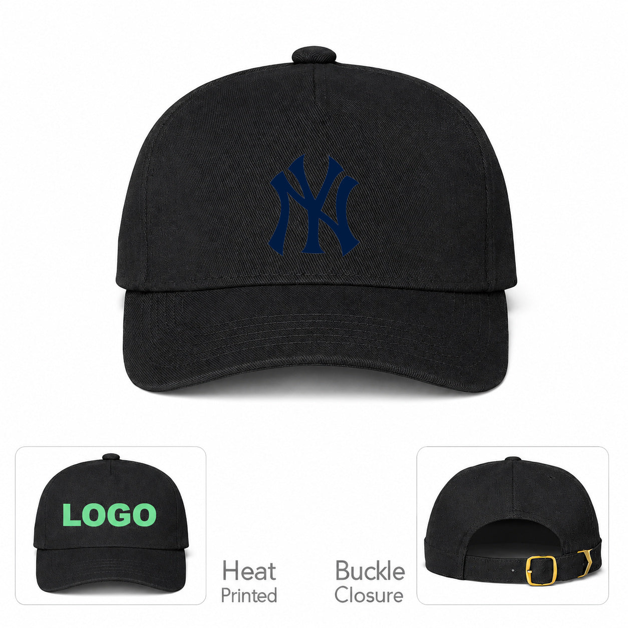 New York NY Yankees Baseball Dad Baseball Cap Hat
