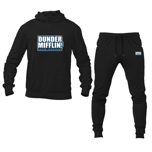 Men's Dunder Mifflin Hoodie and Joggers Set