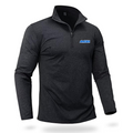 Men's Amgen Quarter Zip Pullover Premium Fleece Lined Heather Long Sleeve Golf Shirts Midweight 1/4 Half Zip Sweatshirts