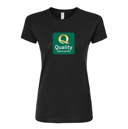 Women's Quality Inn & Suites Round Neck T-Shirt