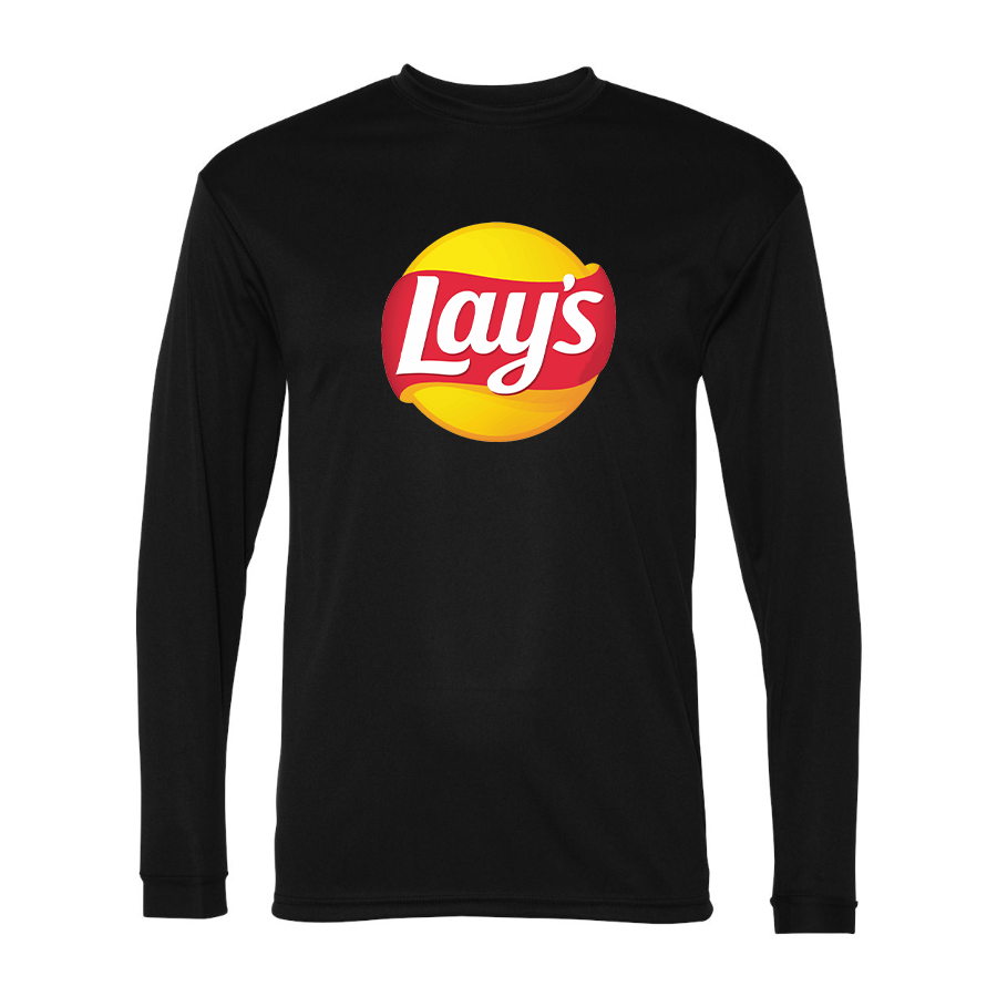 Men's Lays  Polyester Long Sleeve T-Shirt