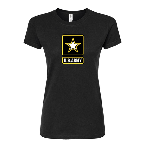 Women's   U.S. ARMY Round Neck T-Shirt