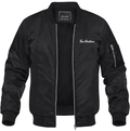 Men's Tim Hortons Lightweight Bomber Jacket Windbreaker Softshell Varsity Jacket