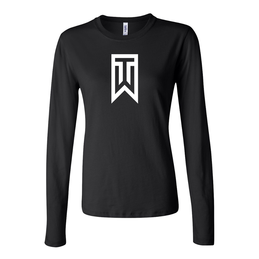 Women's  Tiger Woods Long Sleeve T-Shirt