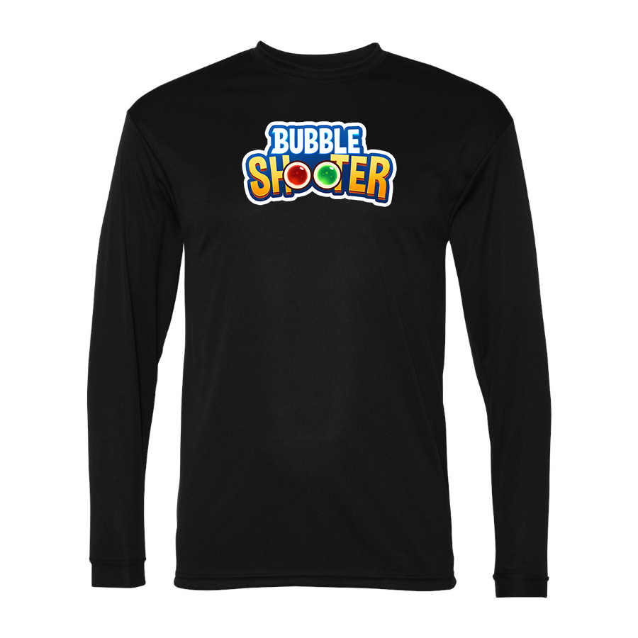 Men's Bubble Shooter Polyester Long Sleeve T-Shirt