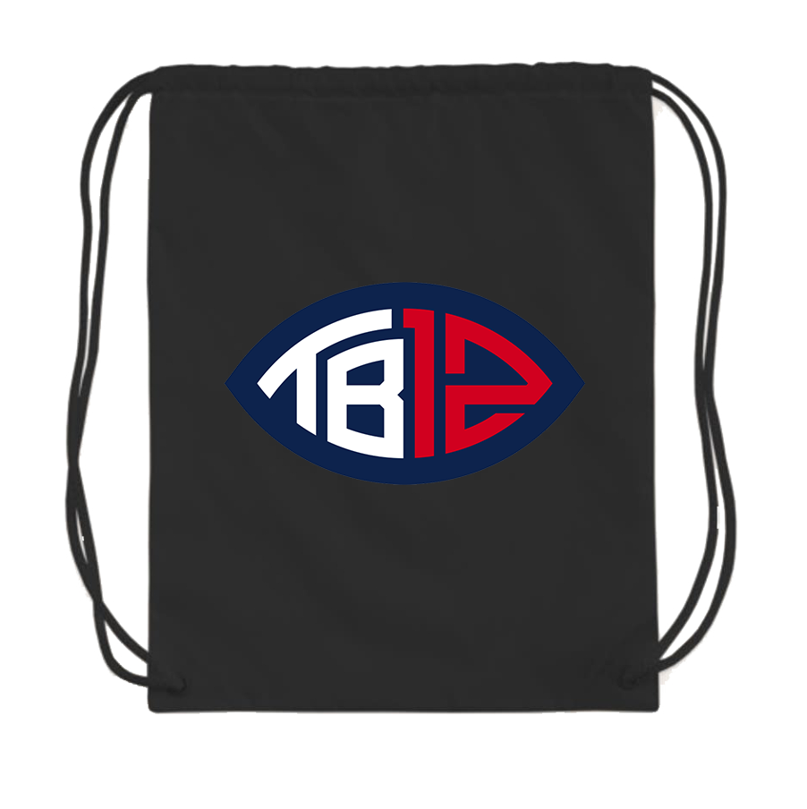 Tom Brady 12 Drawstring Bag