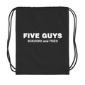 Five Guys Drawstring Bag